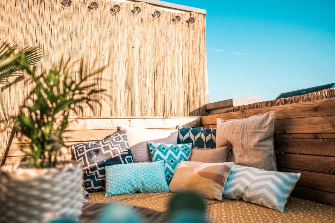 The Kalifornia I Stilvoll Mit Urlaubsfeeling I Dachterrasse I Klima Apartment Karlsruhe Ngoại thất bức ảnh