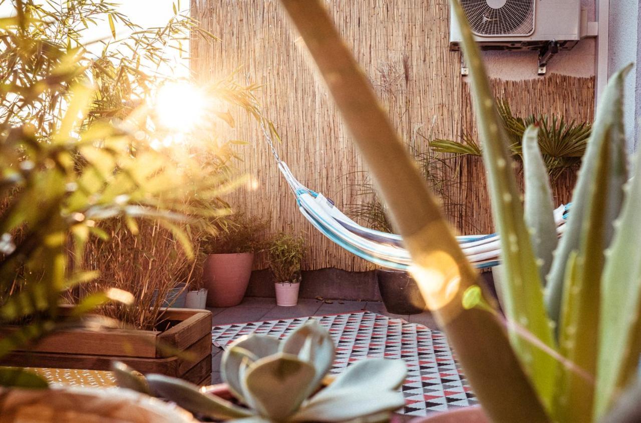 The Kalifornia I Stilvoll Mit Urlaubsfeeling I Dachterrasse I Klima Apartment Karlsruhe Ngoại thất bức ảnh