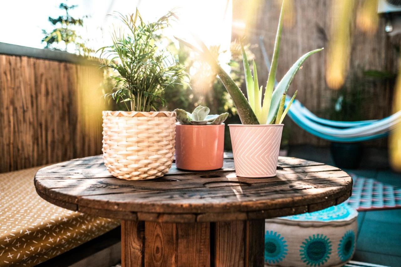 The Kalifornia I Stilvoll Mit Urlaubsfeeling I Dachterrasse I Klima Apartment Karlsruhe Ngoại thất bức ảnh