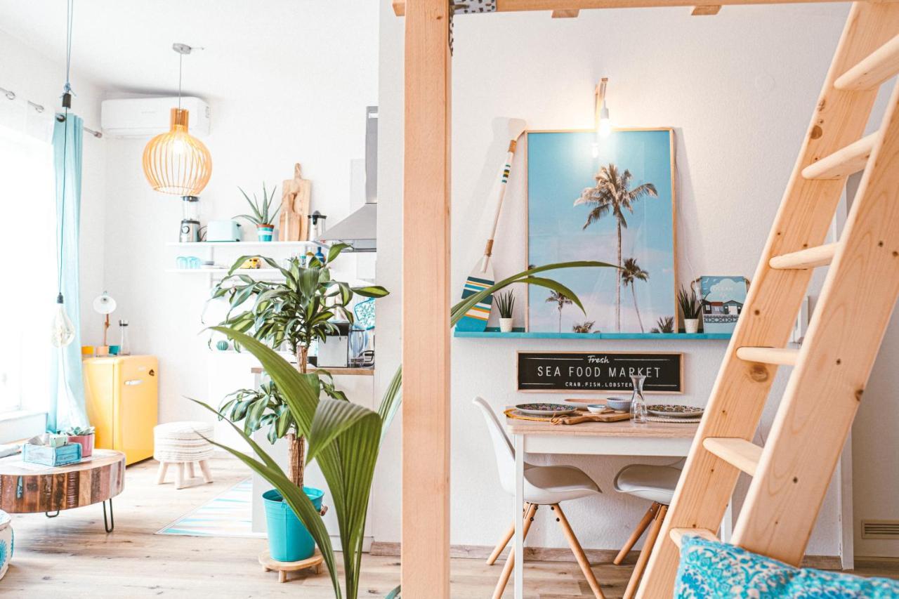 The Kalifornia I Stilvoll Mit Urlaubsfeeling I Dachterrasse I Klima Apartment Karlsruhe Ngoại thất bức ảnh