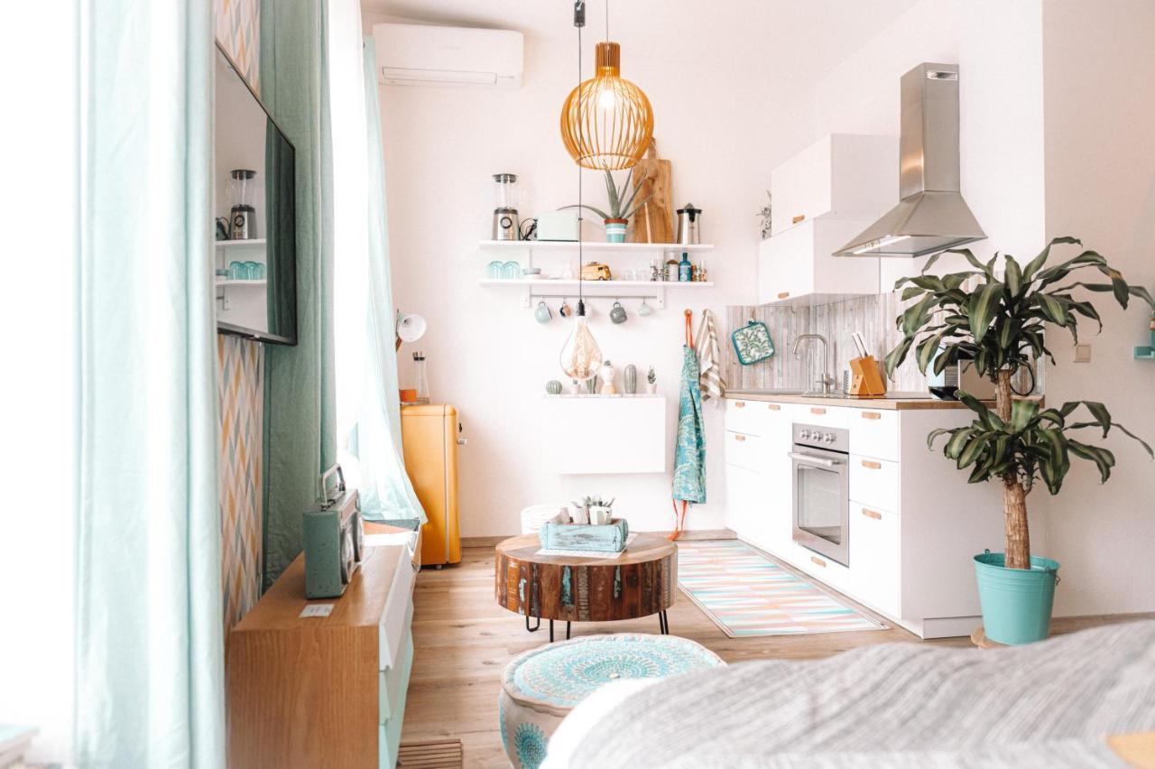 The Kalifornia I Stilvoll Mit Urlaubsfeeling I Dachterrasse I Klima Apartment Karlsruhe Ngoại thất bức ảnh