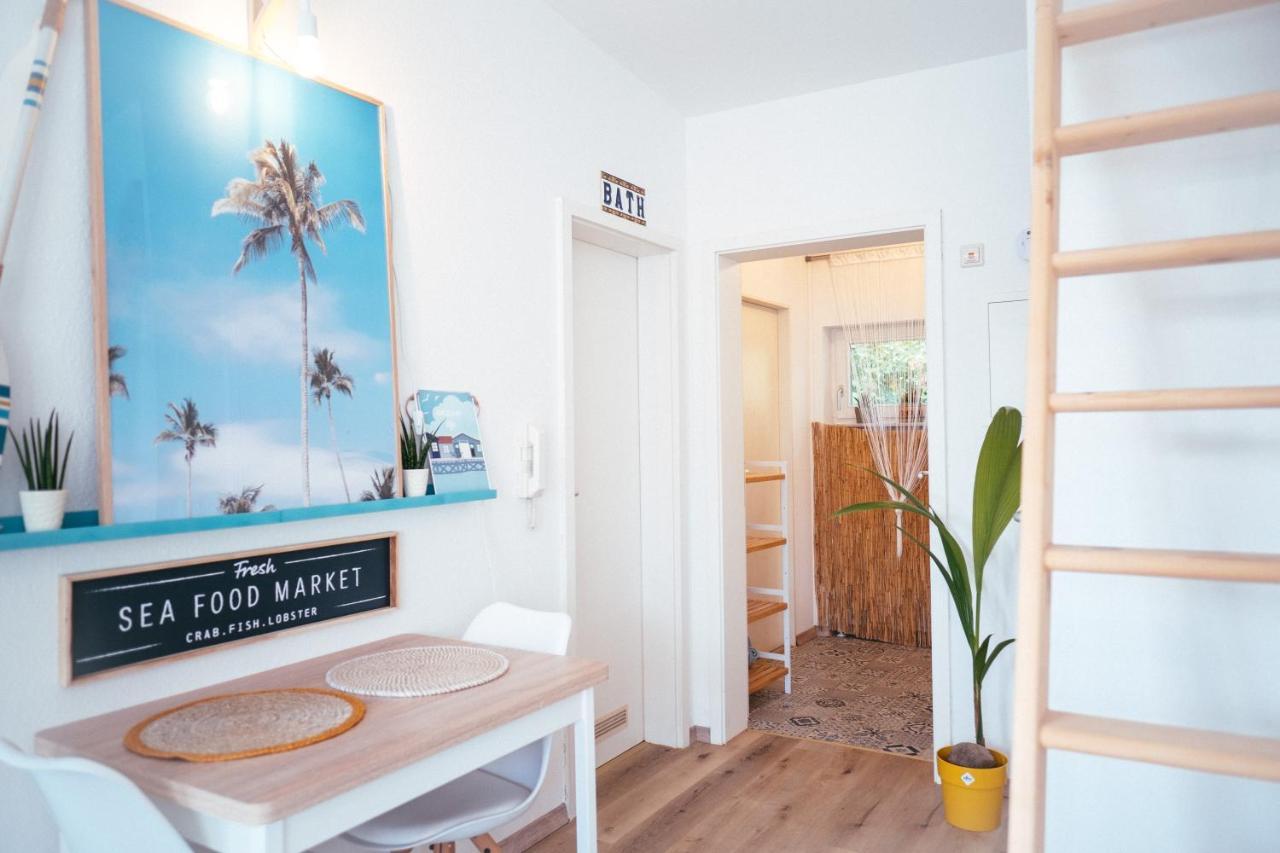 The Kalifornia I Stilvoll Mit Urlaubsfeeling I Dachterrasse I Klima Apartment Karlsruhe Ngoại thất bức ảnh