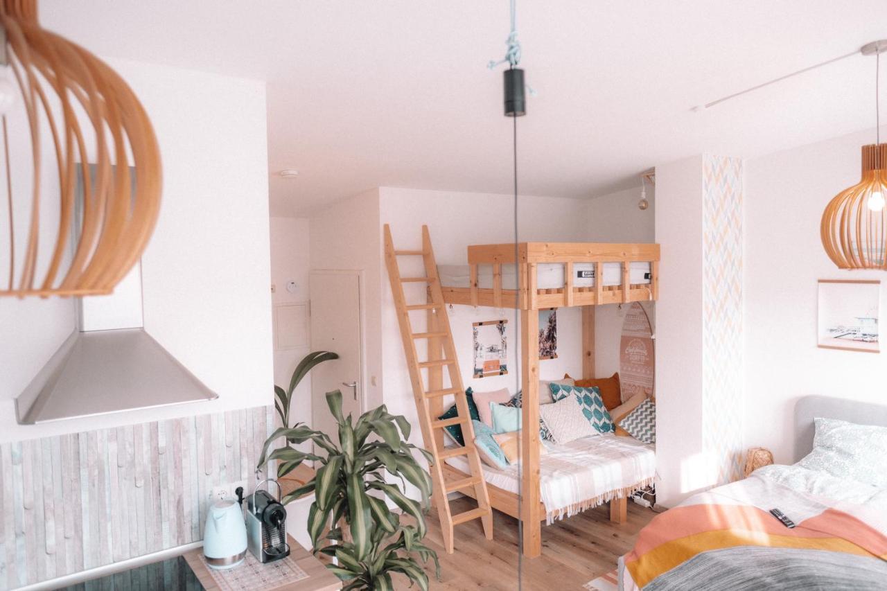 The Kalifornia I Stilvoll Mit Urlaubsfeeling I Dachterrasse I Klima Apartment Karlsruhe Ngoại thất bức ảnh