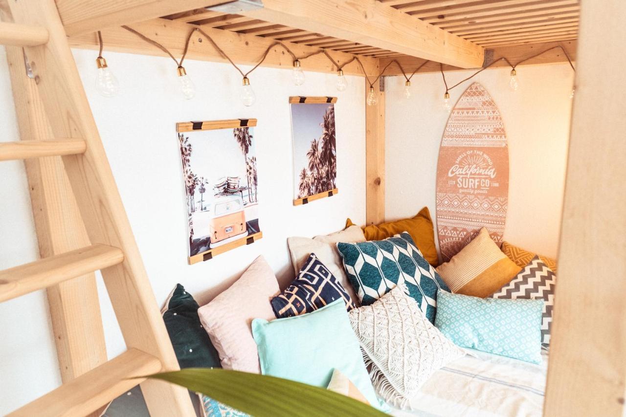 The Kalifornia I Stilvoll Mit Urlaubsfeeling I Dachterrasse I Klima Apartment Karlsruhe Ngoại thất bức ảnh