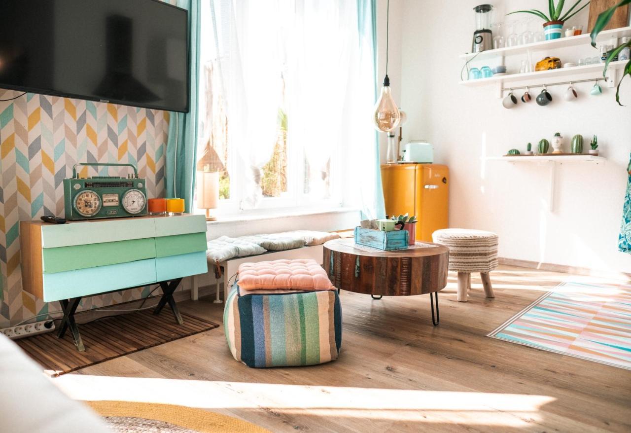 The Kalifornia I Stilvoll Mit Urlaubsfeeling I Dachterrasse I Klima Apartment Karlsruhe Ngoại thất bức ảnh